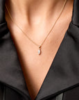 Marquise diamond necklace
