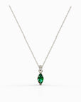 שרשרת Marquise emerald